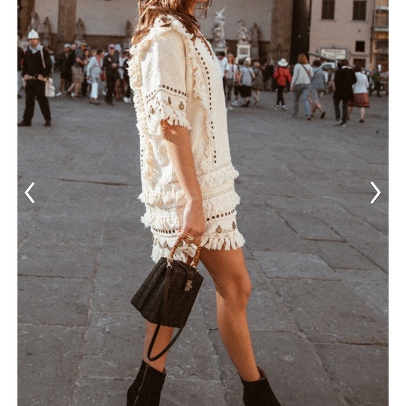 SOLD🌟 Spell & the Gypsy Alphie Smock Mini Dress - Picture 4 of 16